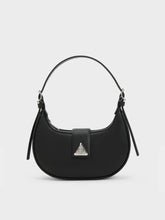 Charles & Ke*th -Trice Belted Shoulder Bag - Noir