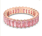 سواروفسكي - خاتم ماتريكس - وردي - ذهب وردي - 5648286