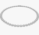 سواروفسكي - قلادة أونا الملائكية المطلية بالروديوم الأبيض - 5367853