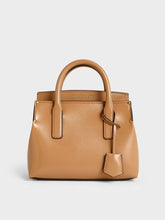 Charles & Ke*th - Rene Structured Top Handle Bag - Toffee