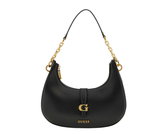 Gues* - Kuba top zip shoulder bag- Black