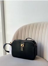 Gues* - padlock crossbody bag - Black