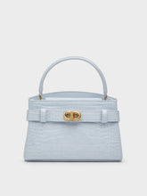Charles & Ke*th - Aubrielle Croc-Effect Top Handle Bag - Sea Salt Blue