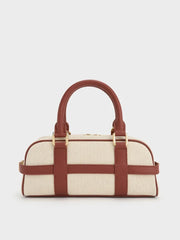 Charles & Ke*th -Scottie Canvas Bowling Bag - Brick