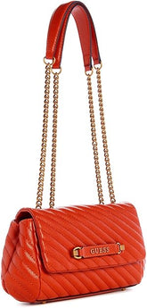 Gues* - Black sela crossbody bag - Red