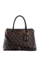 GUES* - Satchel bag CORDELIA-Black/Gold-ON SALE