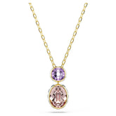 Swar*vski -Chroma pendant Mixed cuts, Multicolored, 18K gold finish-5741586