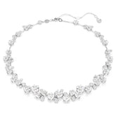Swar*vski -Constella necklace Round cut, White, Rhodium plated-5722472