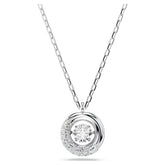 Swar*vski -Dextera pendant Round cut, White, Rhodium plated-5733400
