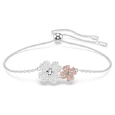 Swar*vski -Latisha bracelet Flower, Multicolored, Rhodium plated-5636590