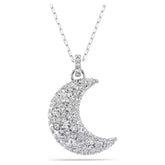 Swar*vski -Luna pendant Moon, White, Rhodium plated-5666181