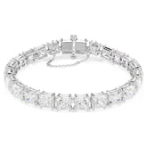 Swar*vski -Matrix Tennis bracelet White, Rhodium plated-5599202-Coming Soon