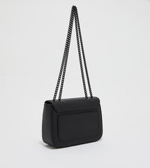 Charles & Ke*th - Double Chain Link Crossbody Bag - Black