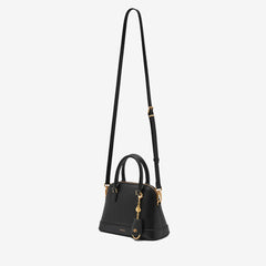 Pedr*-Lucia  Leather Handbag -  Black
