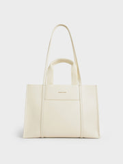 Charles & Ke*th -  Shalia Tote Bag - Cream