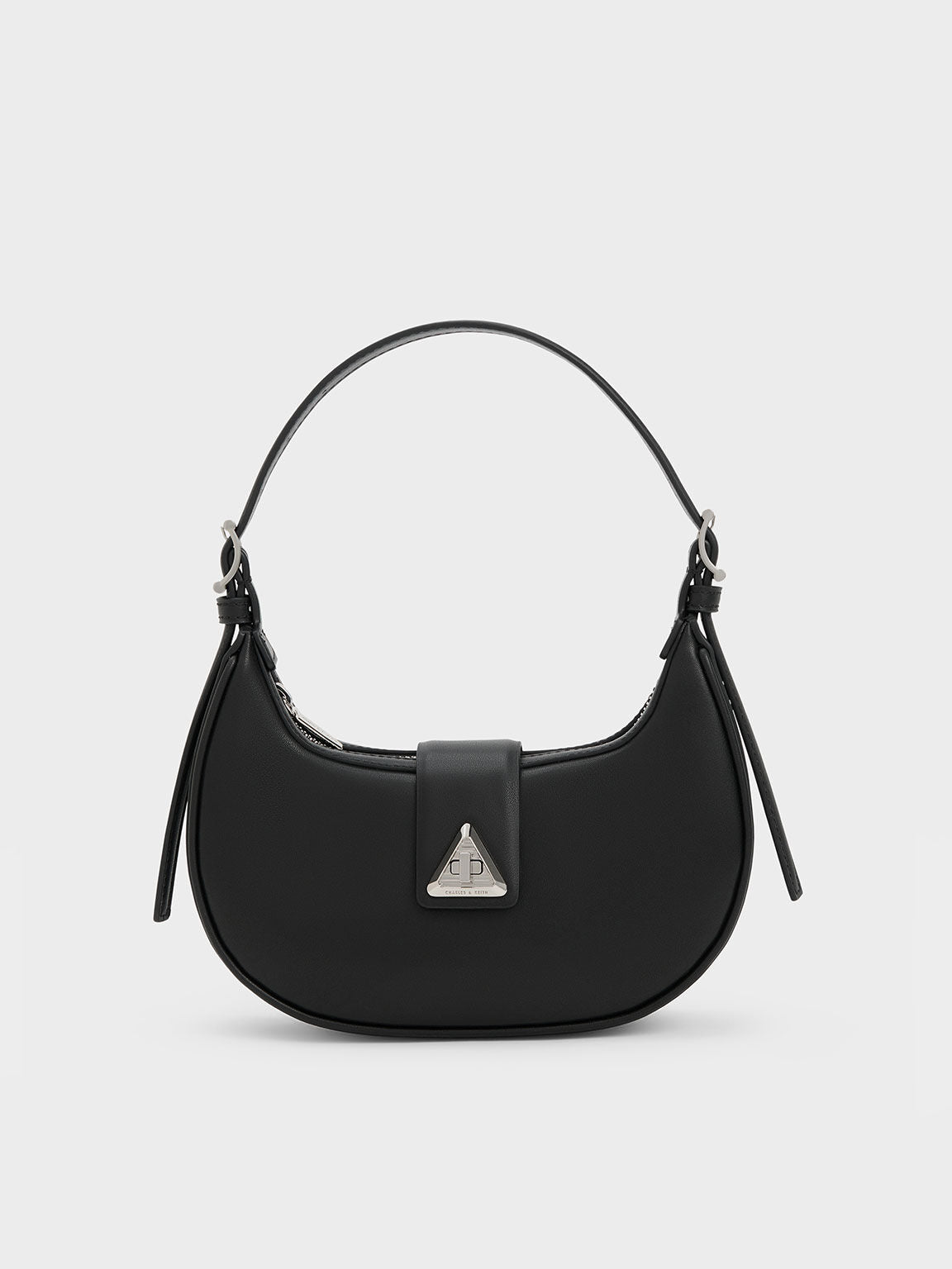 Charles & Ke*th - Trice Metallic Accent Belted Shoulder Bag