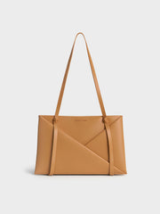 Charles & Ke*th - Midori Geometric Tote Bag - Camel