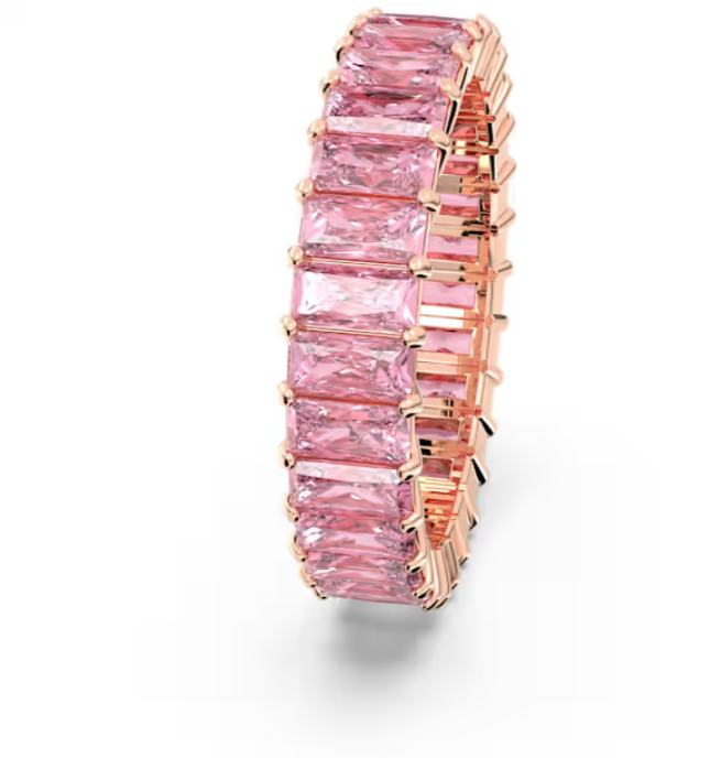 Swar*vski - Matrix ring - Pink - Rose Gold - 5648286