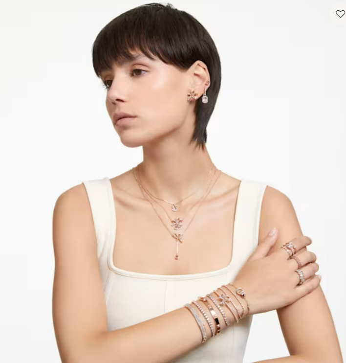 Swar*vski - Matrix ring - Pink - Rose Gold - 5648286