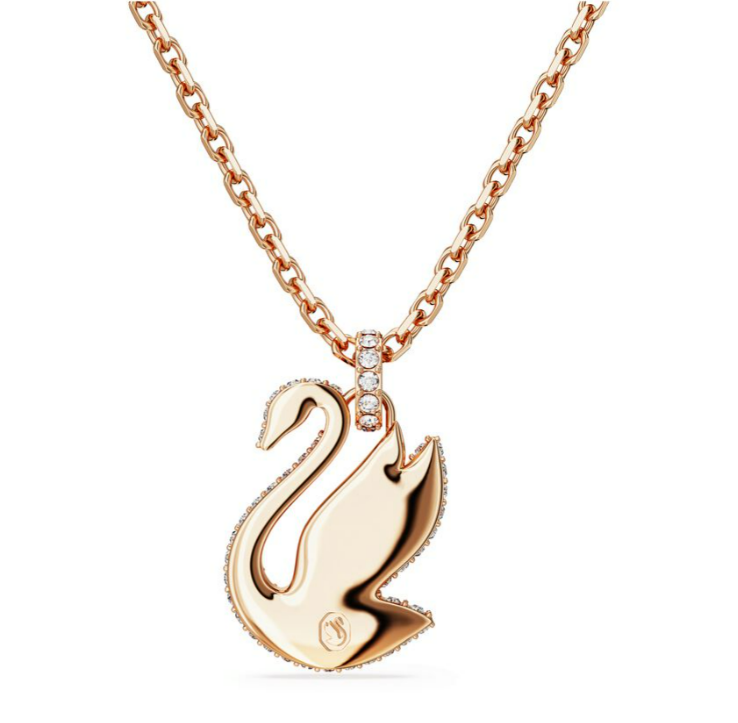 Swar*vski - Iconic Swan pendant Swan, Medium, Red, Gold-tone plated - 5647871