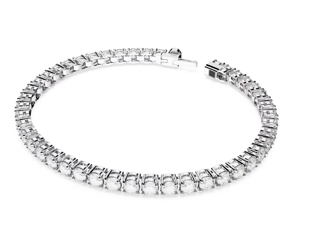 Swar*vski - Matrix Tennis bracelet - Round Cuts - 5648936
