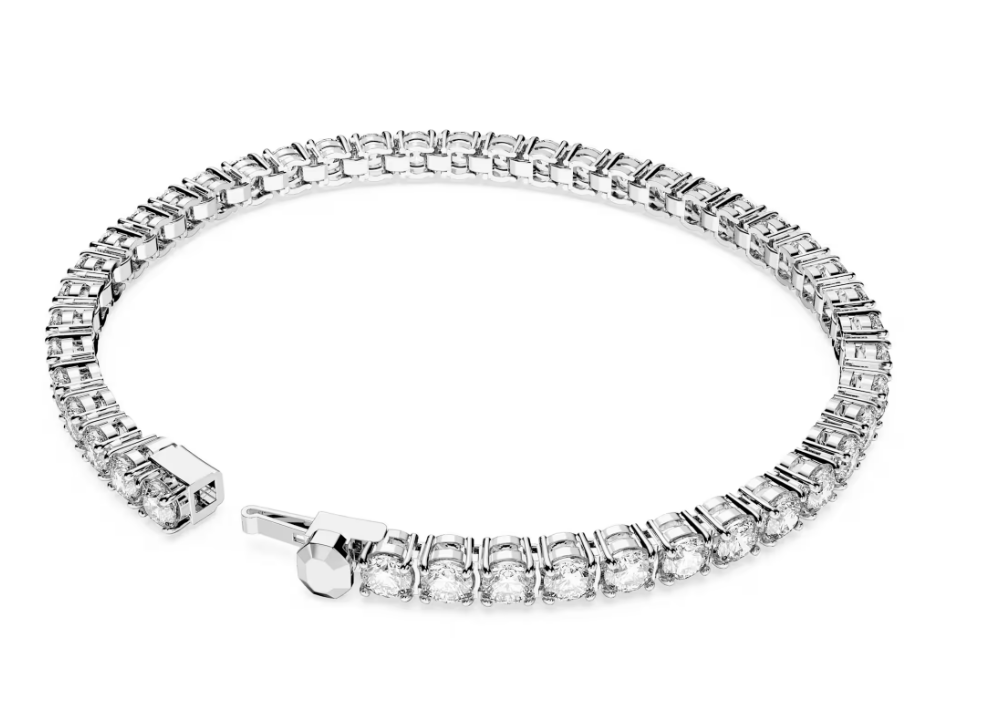 Swar*vski - Matrix Tennis bracelet - Round Cuts - 5648936