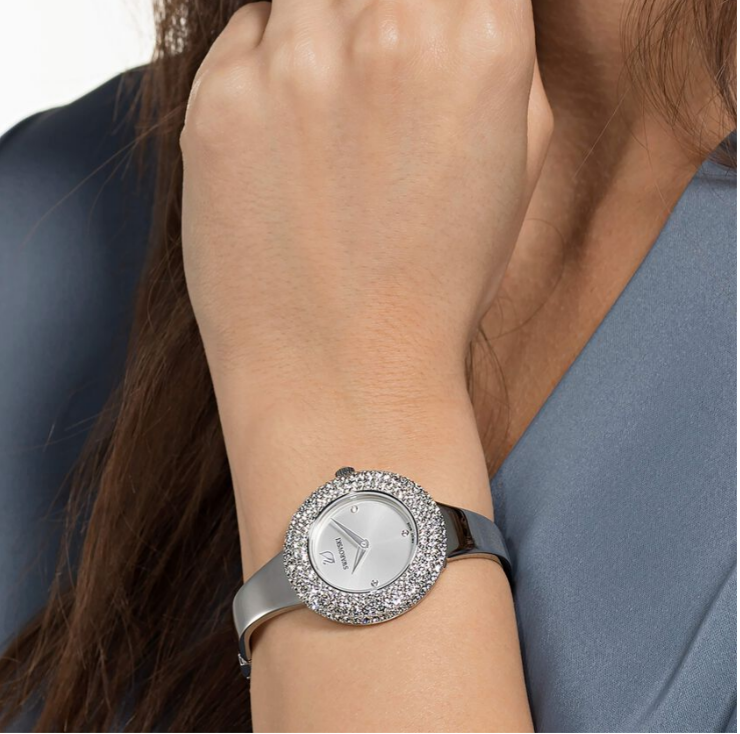 Swar*vski - Crystal Rose Watch Silver - 5483853
