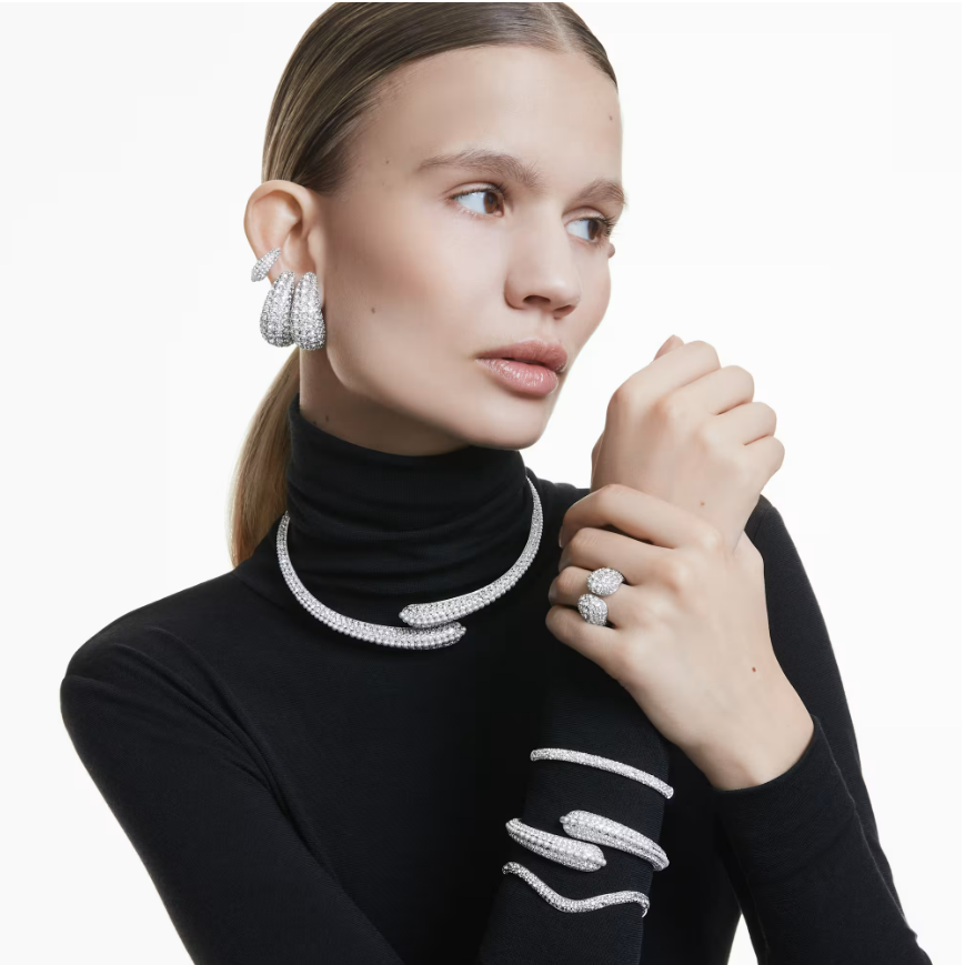 Swar*vski - Sublima bangle Snow pavé  - 5684241