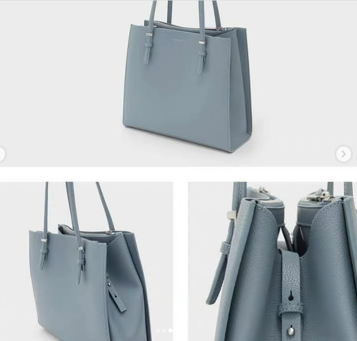 Charles & Ke*th -  Sansa Tote Bag - Light Blue