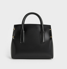 Charles & Ke*th - Rene Structured Top Handle Bag - Black