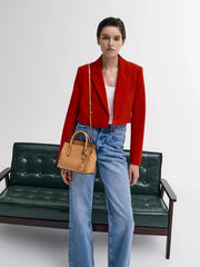 Charles & Ke*th - Rene Structured Top Handle Bag - Toffee
