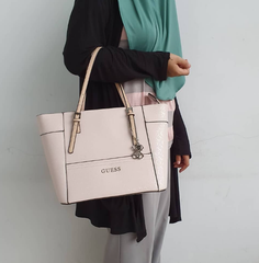 Gues* - Delaney small classic tote bag - Pink