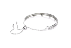 Swar*vski - x Arian* Grande Bracelet Crystal pearl Round cut White Rhodium plated - 5720870