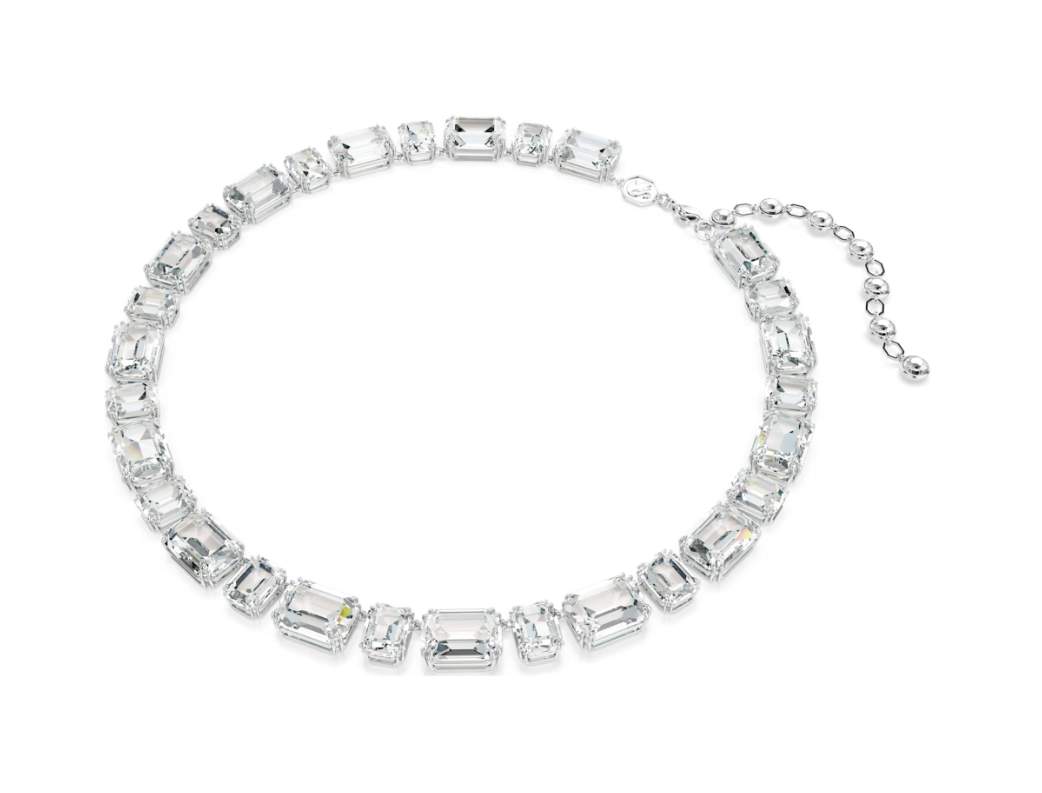 Swar*vski - Millenia Tennis necklace - Octagon cut, White, Rhodium plated - 5705757