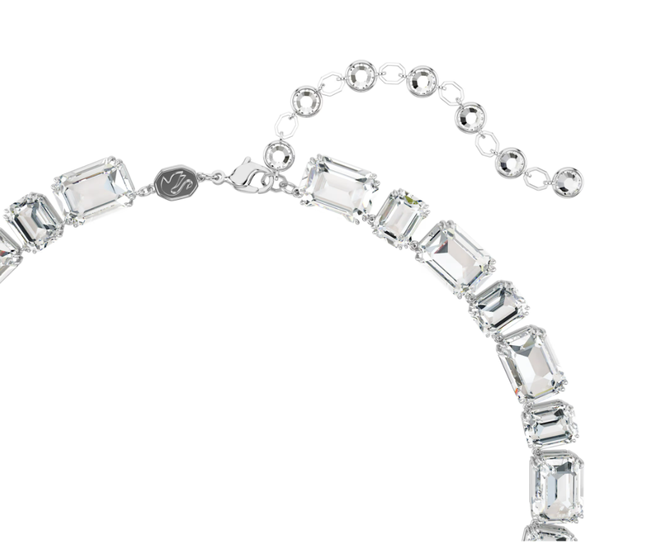 Swar*vski - Millenia Tennis necklace - Octagon cut, White, Rhodium plated - 5705757