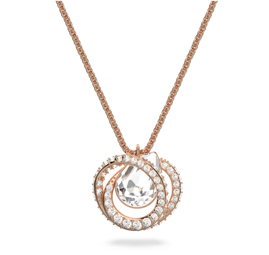 Swar*vski - Generation pendant White, Rose gold-tone plated - 5636513