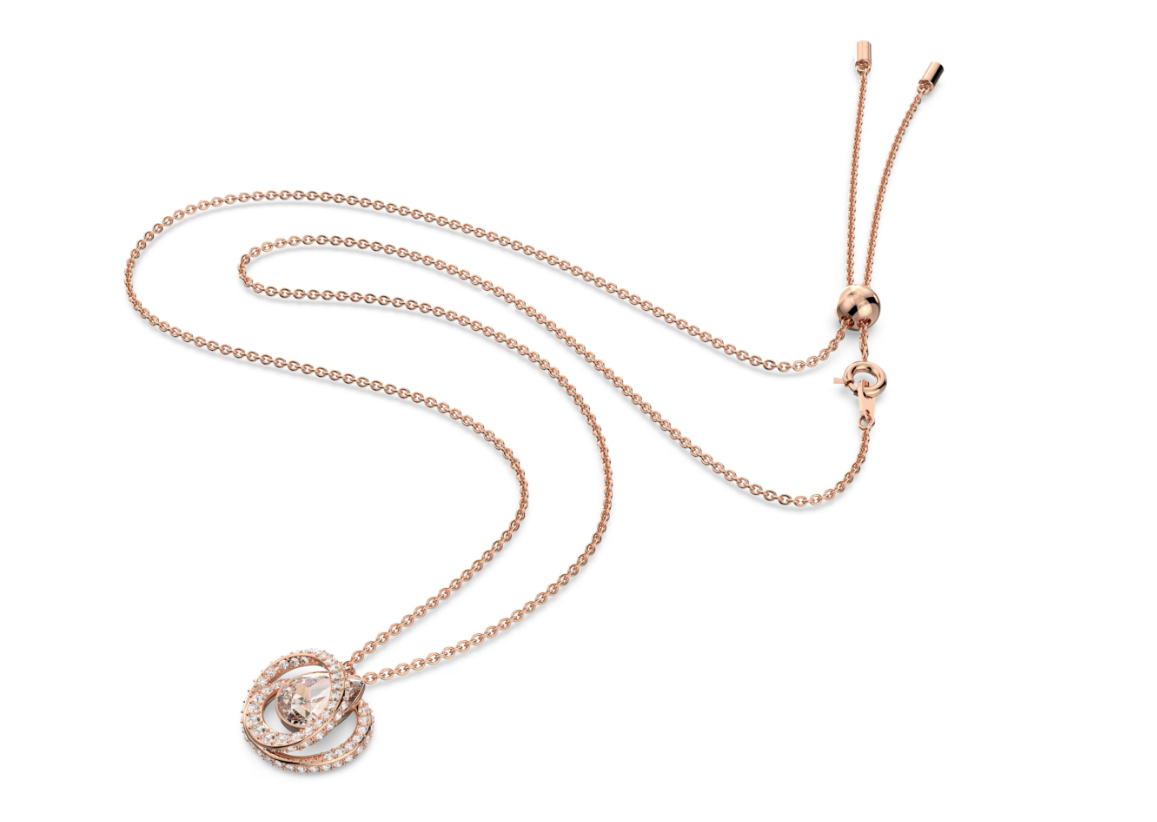 Swar*vski - Generation pendant White, Rose gold-tone plated - 5636513