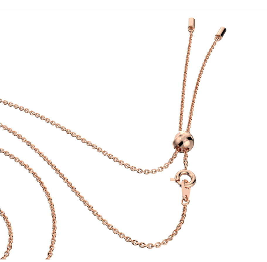 Swar*vski - Generation pendant White, Rose gold-tone plated - 5636513