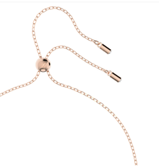 Swar*vski - Hollow pendant Interlocking loop, Rose Gold - 5636496