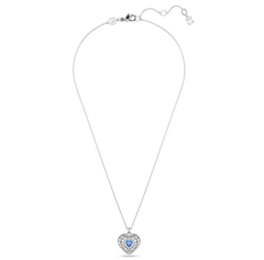 Swar*vski - Hyperbola pendant Heart, Blue, Rhodium plated - 5680403