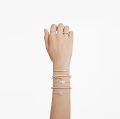 Swar*vski - Matrix Vittore ring Pear cut, White, Rose gold-tone finish - 5690090