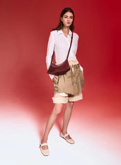Charles & Ke*th - Sigrid Shoulder Bag - Mulberry Plum