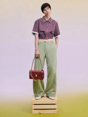 Charles & Ke*th -Acelynn Rope-Chain Shoulder Bag - Burgundy