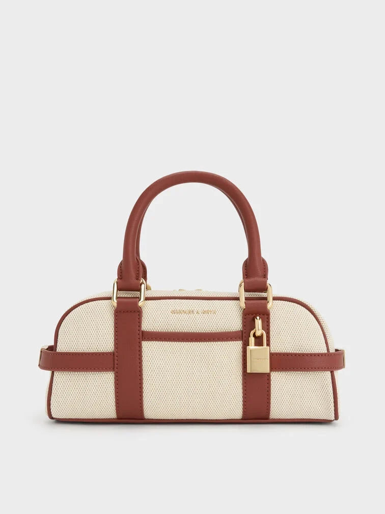 Charles & Ke*th -Scottie Canvas Bowling Bag - Brick