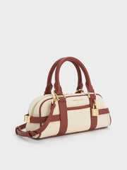 Charles & Ke*th -Scottie Canvas Bowling Bag - Brick