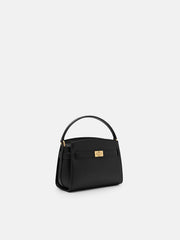 Pedr*-Belted Canvas Handbag -Black
