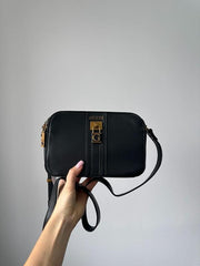 Gues* - padlock crossbody bag - Black