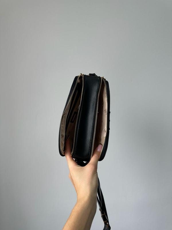 Gues* - padlock crossbody bag - Black