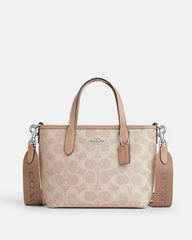 COAC* - City Mini Tote Bag In Signature Canvas-BEIGE