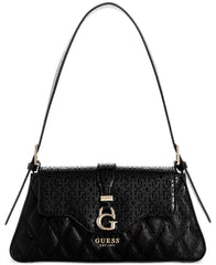Gues* -  Adi 4G logo shoulder bag - BLACK